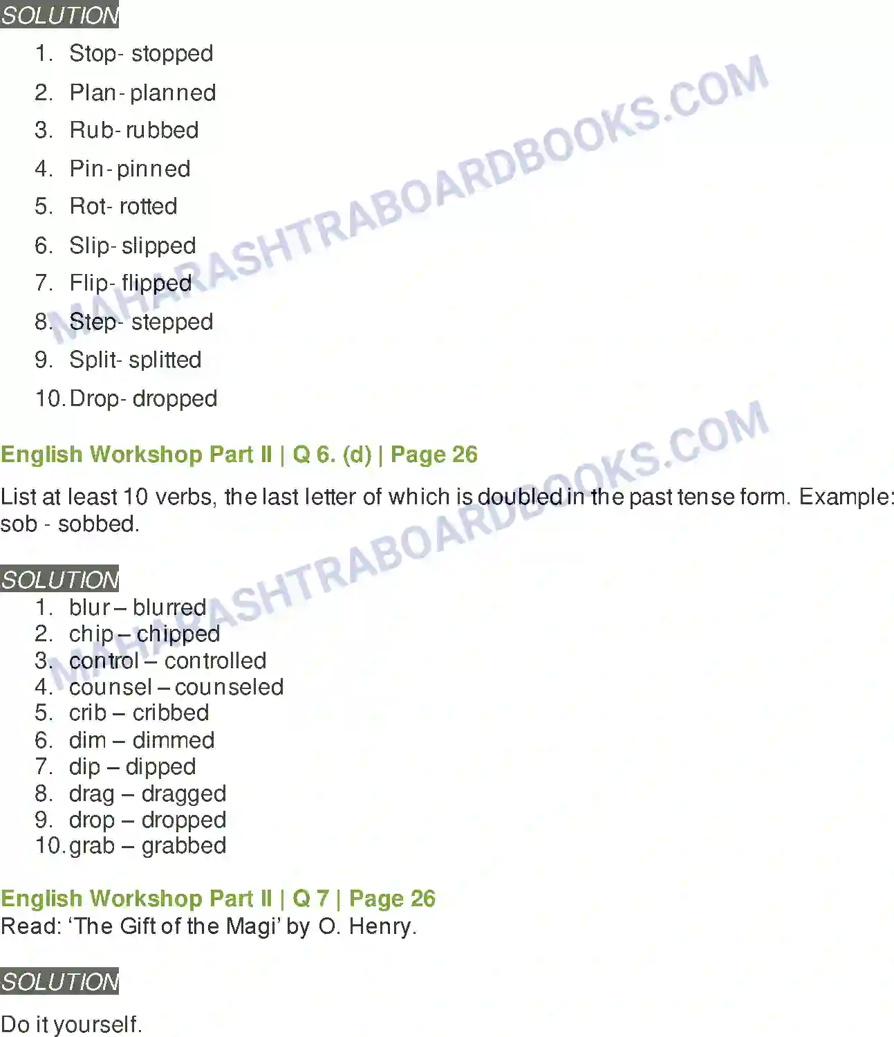 Maharashtra Board Solution class-9 Kumarbharati+-+English+Medium The Necklace Image 12