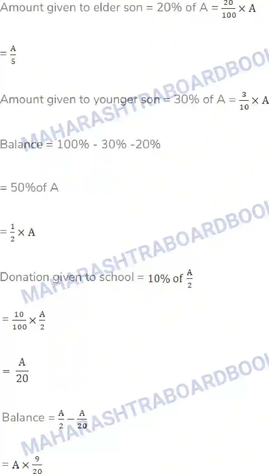 Maharashtra Board Solution class-9 Mathematics+Part-I+-+English+Medium Financial Planning Image 13