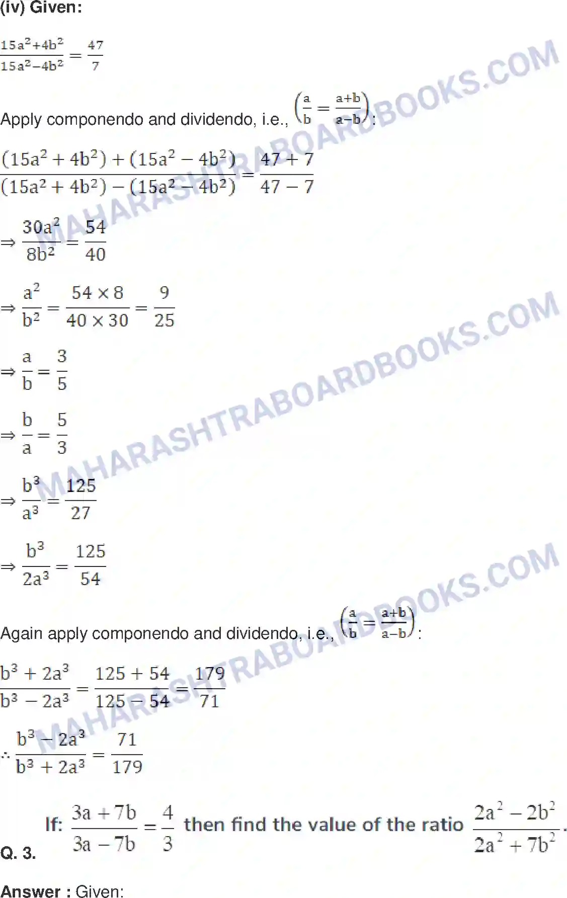 Maharashtra Board Solution class-9 Mathematics+Part-I+-+English+Medium Ratio and Proportion Image 27