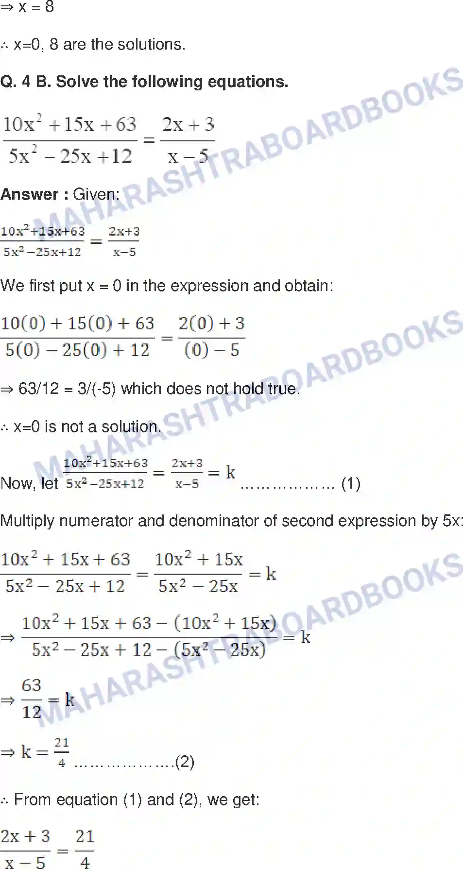Maharashtra Board Solution class-9 Mathematics+Part-I+-+English+Medium Ratio and Proportion Image 30