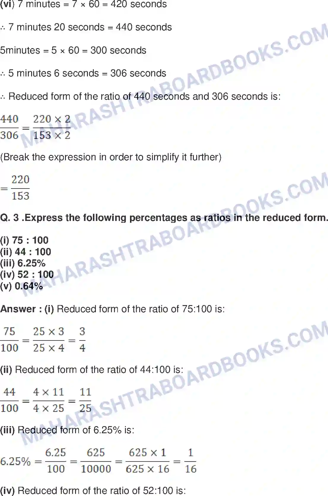 Maharashtra Board Solution class-9 Mathematics+Part-I+-+English+Medium Ratio and Proportion Image 4