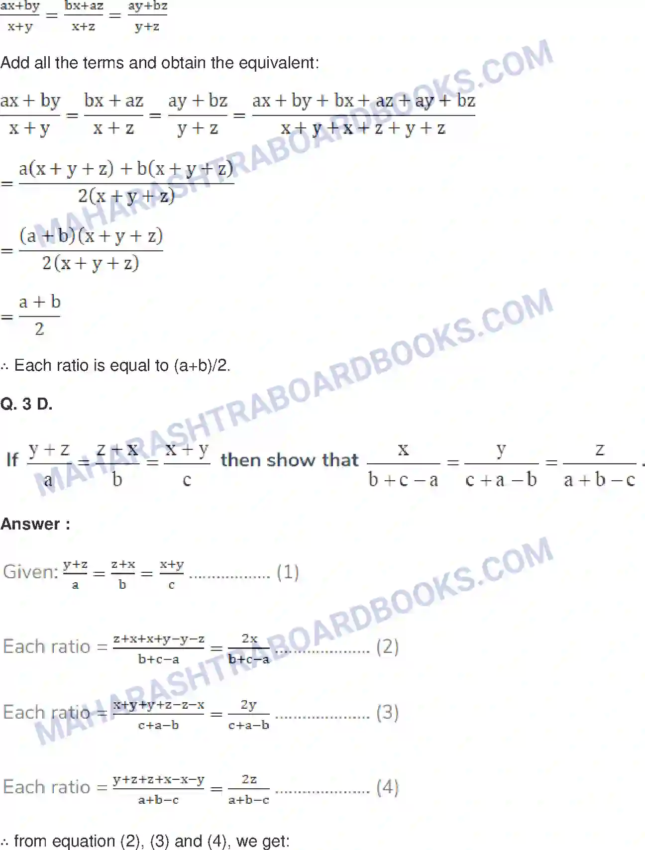 Maharashtra Board Solution class-9 Mathematics+Part-I+-+English+Medium Ratio and Proportion Image 40