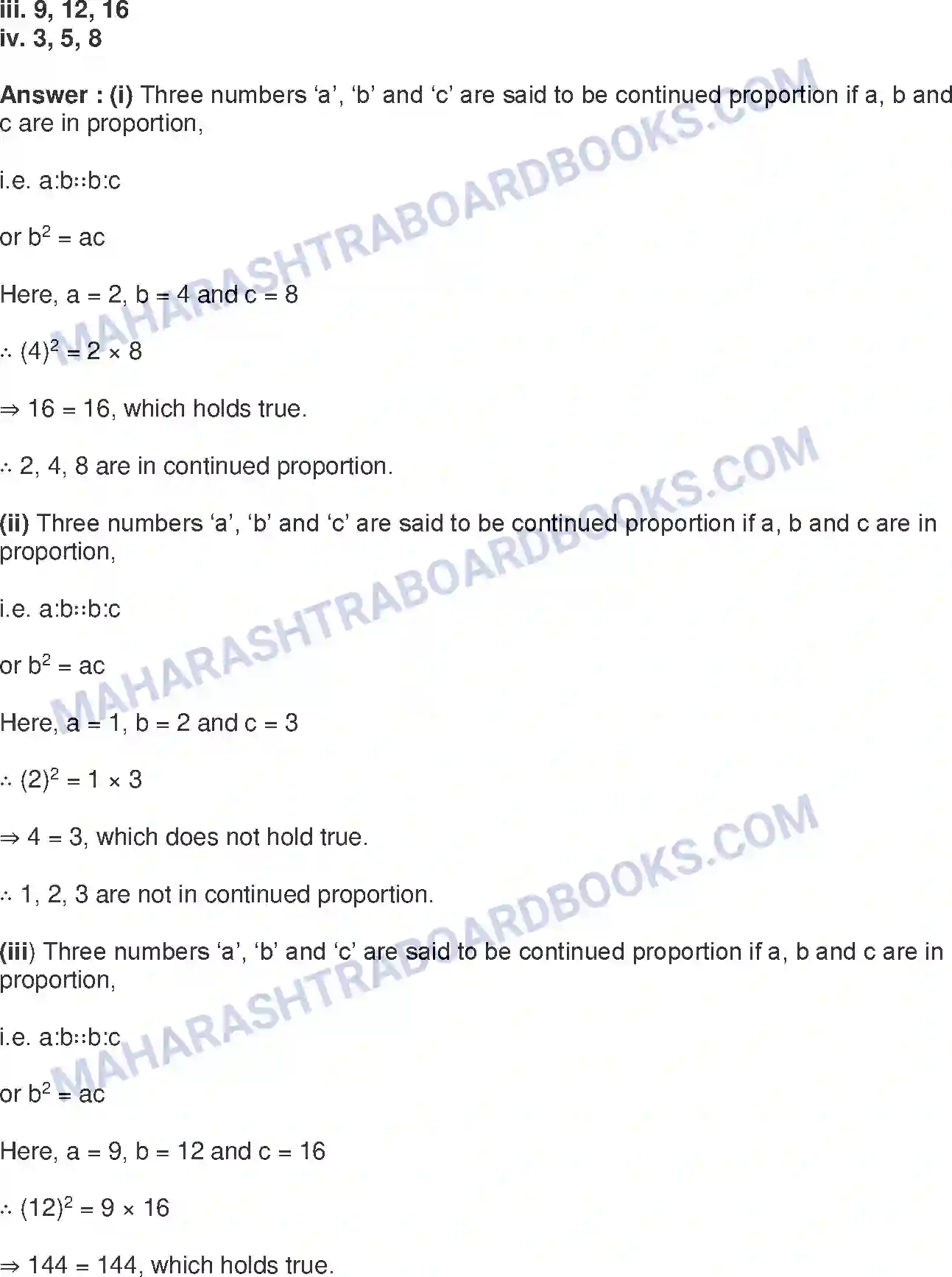 Maharashtra Board Solution class-9 Mathematics+Part-I+-+English+Medium Ratio and Proportion Image 53