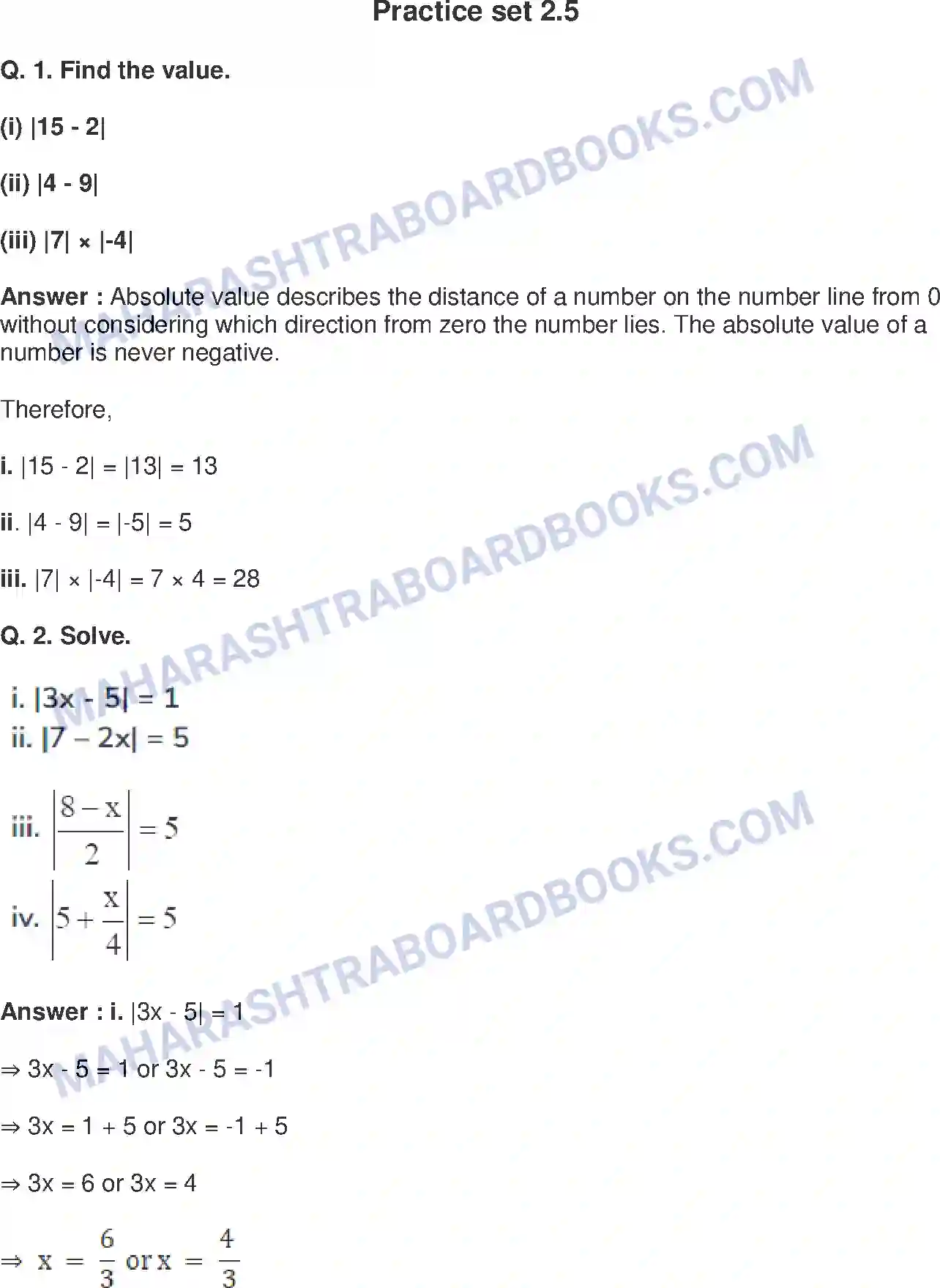 Maharashtra Board Solution Class-9 Mathematics+Part-I+-+English+Medium Real Numbers Image 29