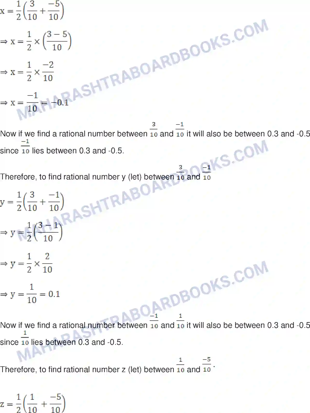 Maharashtra Board Solution Class-9 Mathematics+Part-I+-+English+Medium Real Numbers Image 8