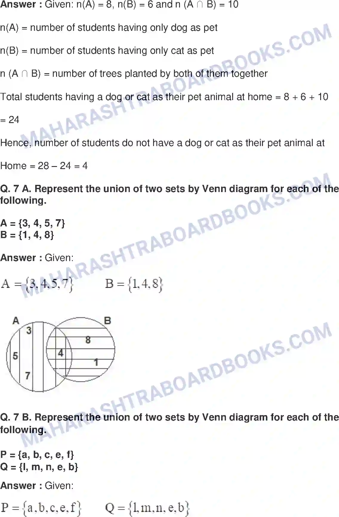 Maharashtra Board Solution class-9 Mathematics+Part-I+-+English+Medium Sets Image 22