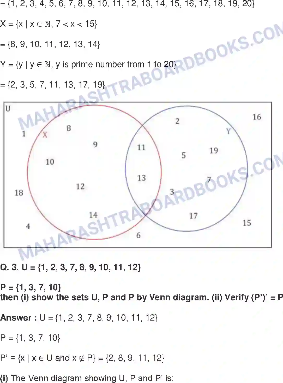 Maharashtra Board Solution class-9 Mathematics+Part-I+-+English+Medium Sets Image 8