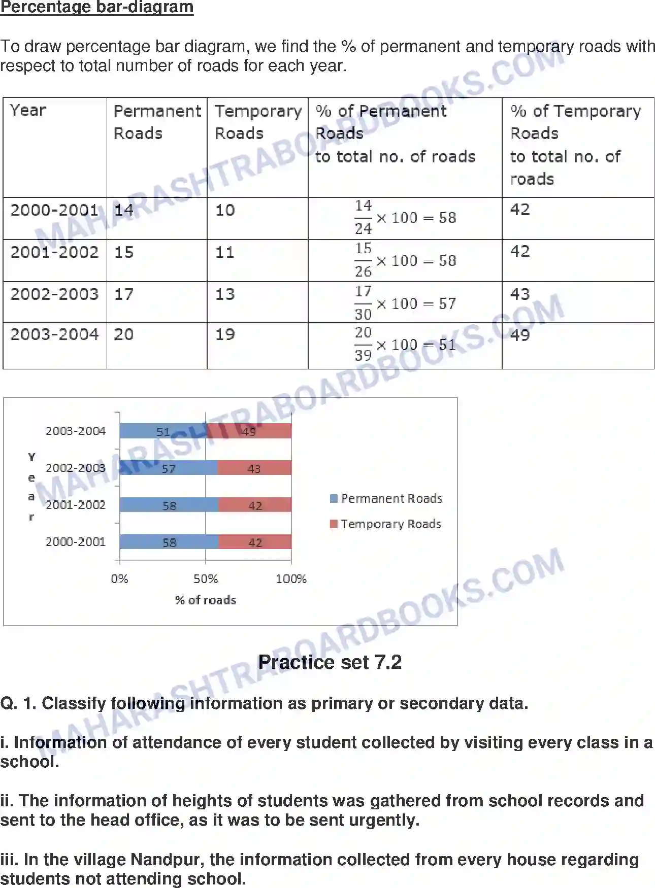 Maharashtra Board Solution Class-9 Mathematics+Part-I+-+English+Medium Statistics Image 3