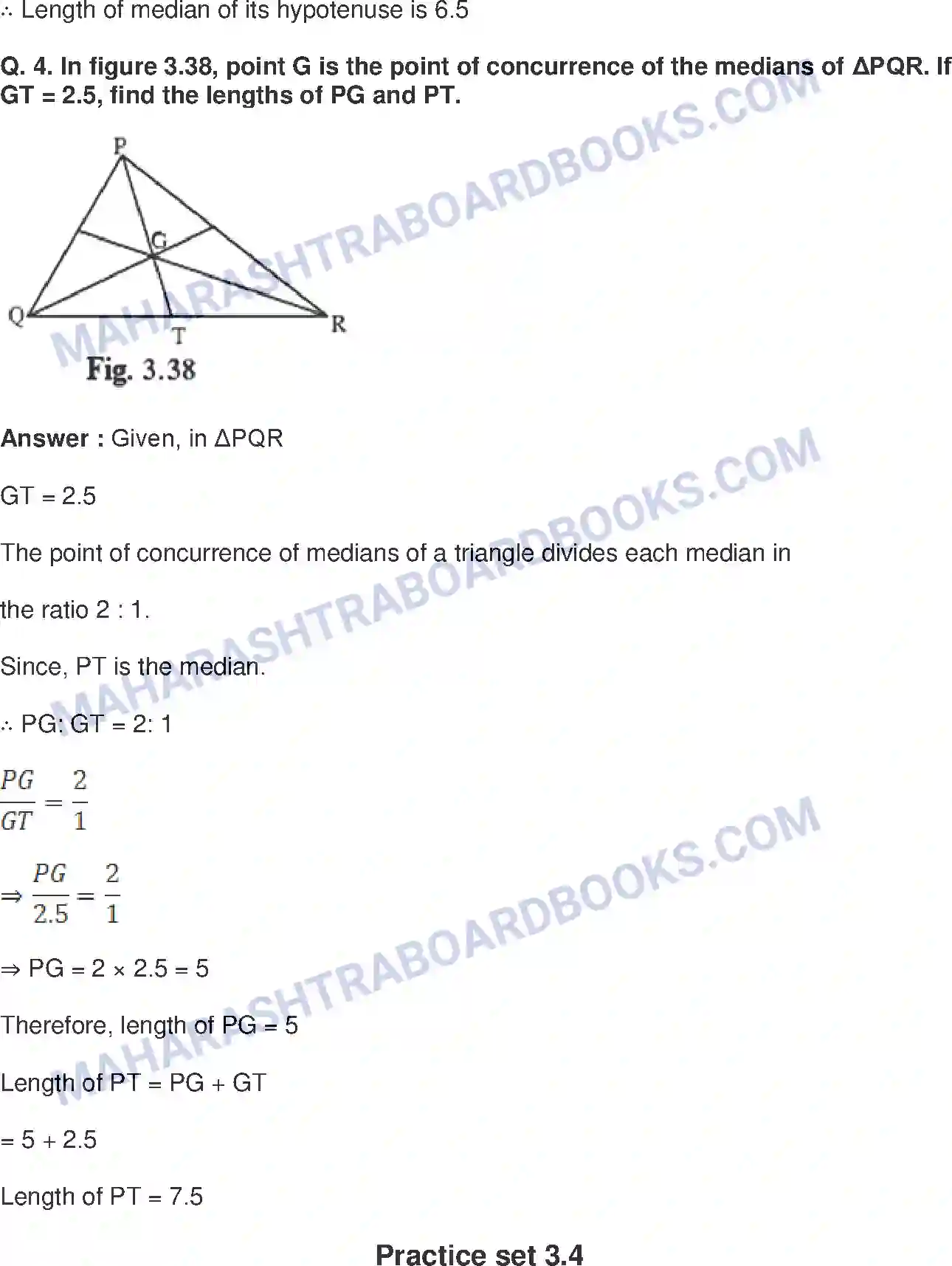 Maharashtra Board Solution class-9 Mathematics+Part-II+-+English+Medium Triangles Image 19