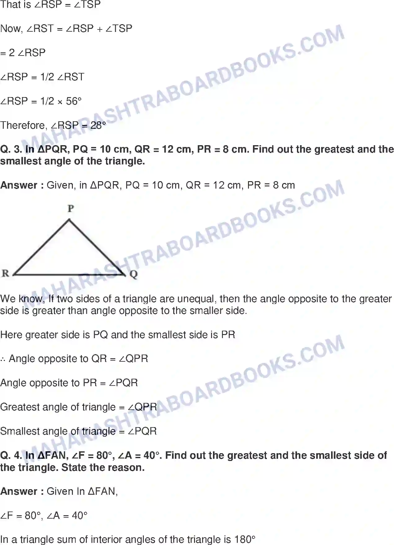 Maharashtra Board Solution class-9 Mathematics+Part-II+-+English+Medium Triangles Image 21