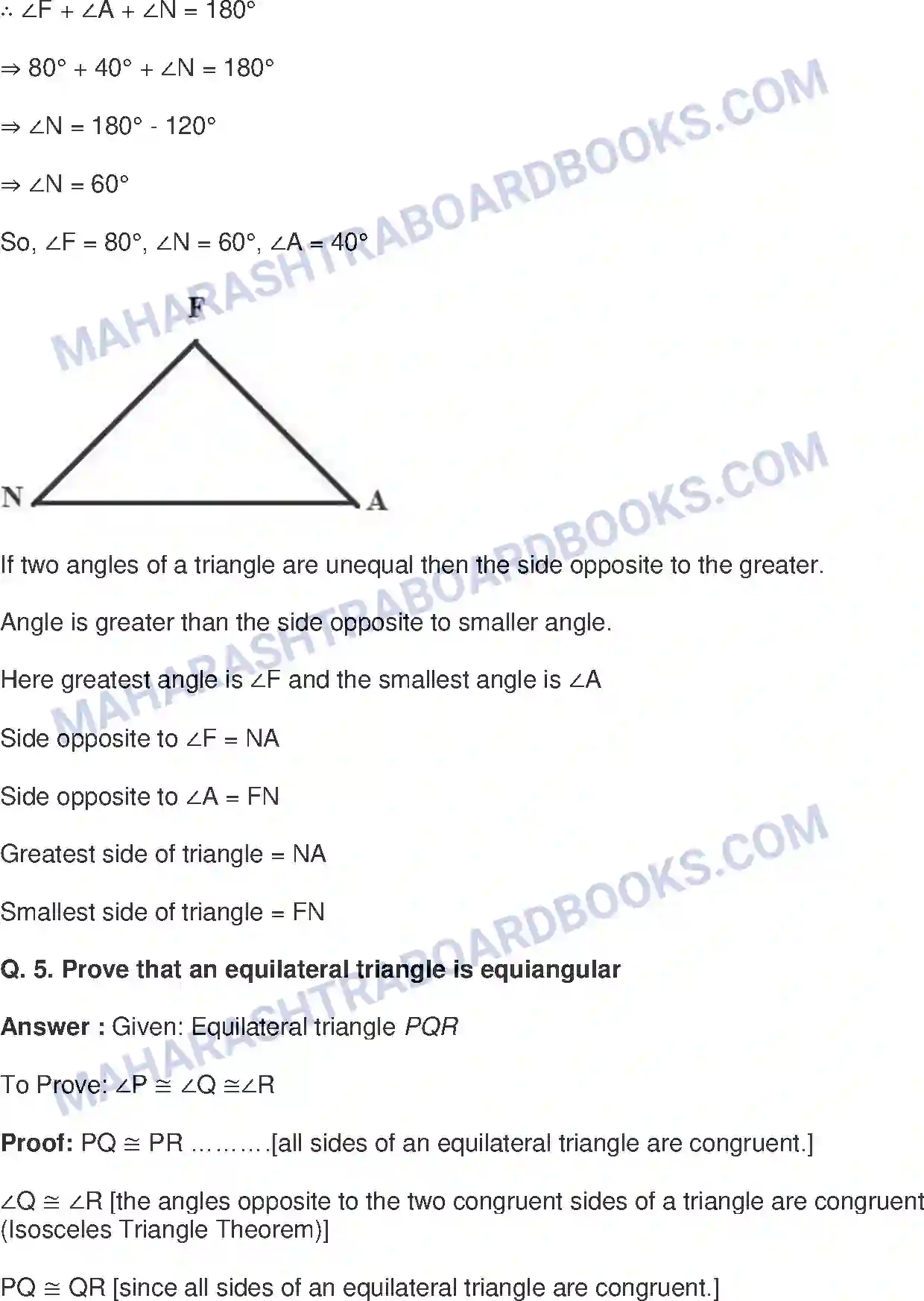 Maharashtra Board Solution class-9 Mathematics+Part-II+-+English+Medium Triangles Image 22