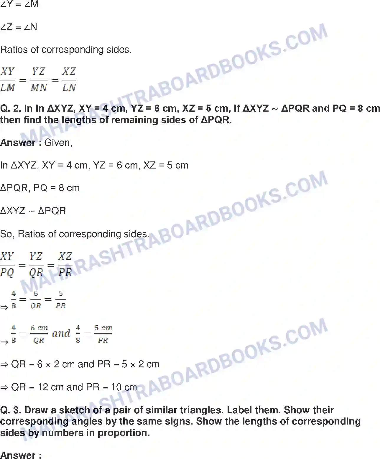 Maharashtra Board Solution class-9 Mathematics+Part-II+-+English+Medium Triangles Image 26