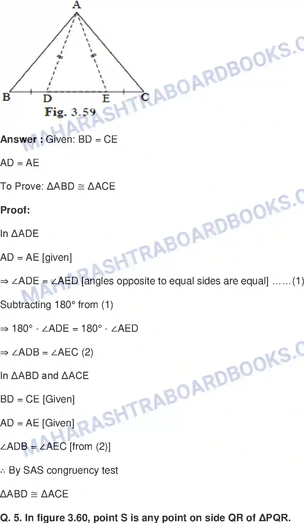 Maharashtra Board Solution class-9 Mathematics+Part-II+-+English+Medium Triangles Image 31