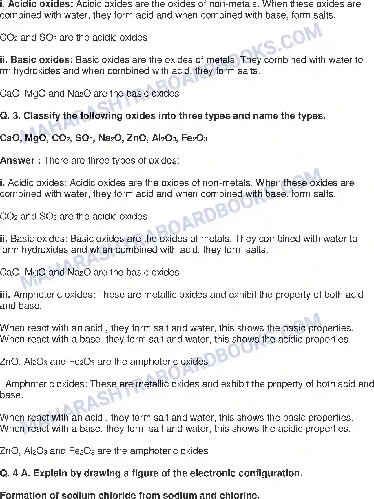 Maharashtra Board Solution class-9 Science+&+Technology+-+English+Medium Acids, Bases and Salts Image 7