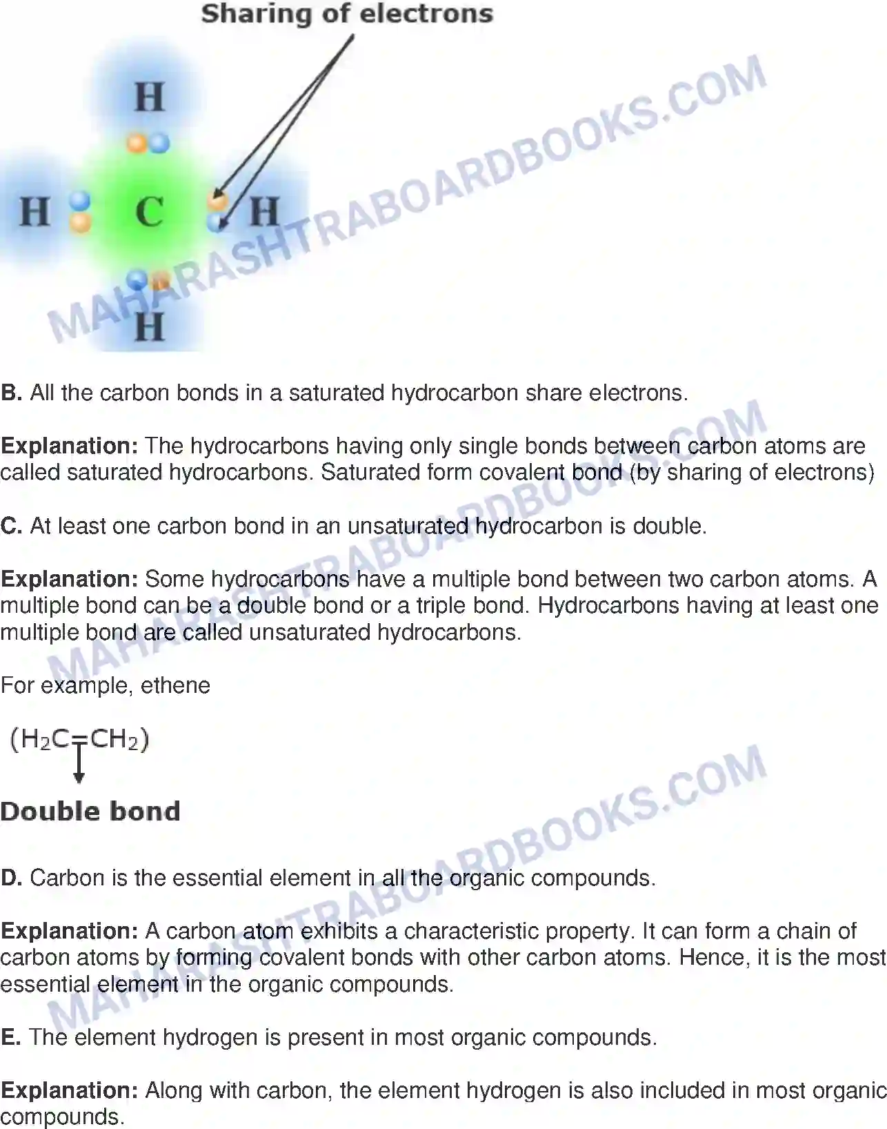 Maharashtra Board Solution class-9 Science+&+Technology+-+English+Medium Carbon An important element Image 2