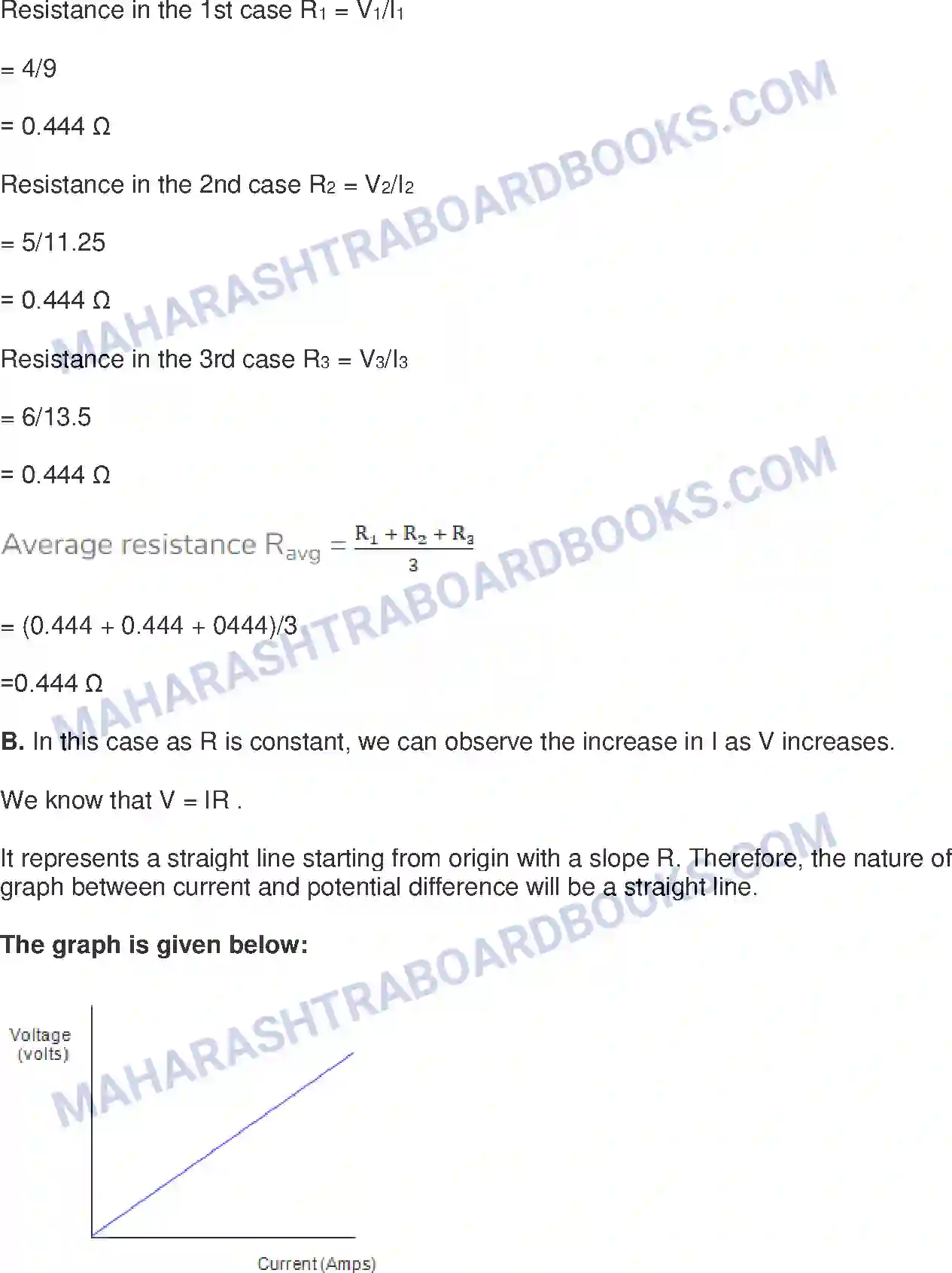 Maharashtra Board Solution Class-9 Science+&+Technology+-+English+Medium Current Electricity Image 6