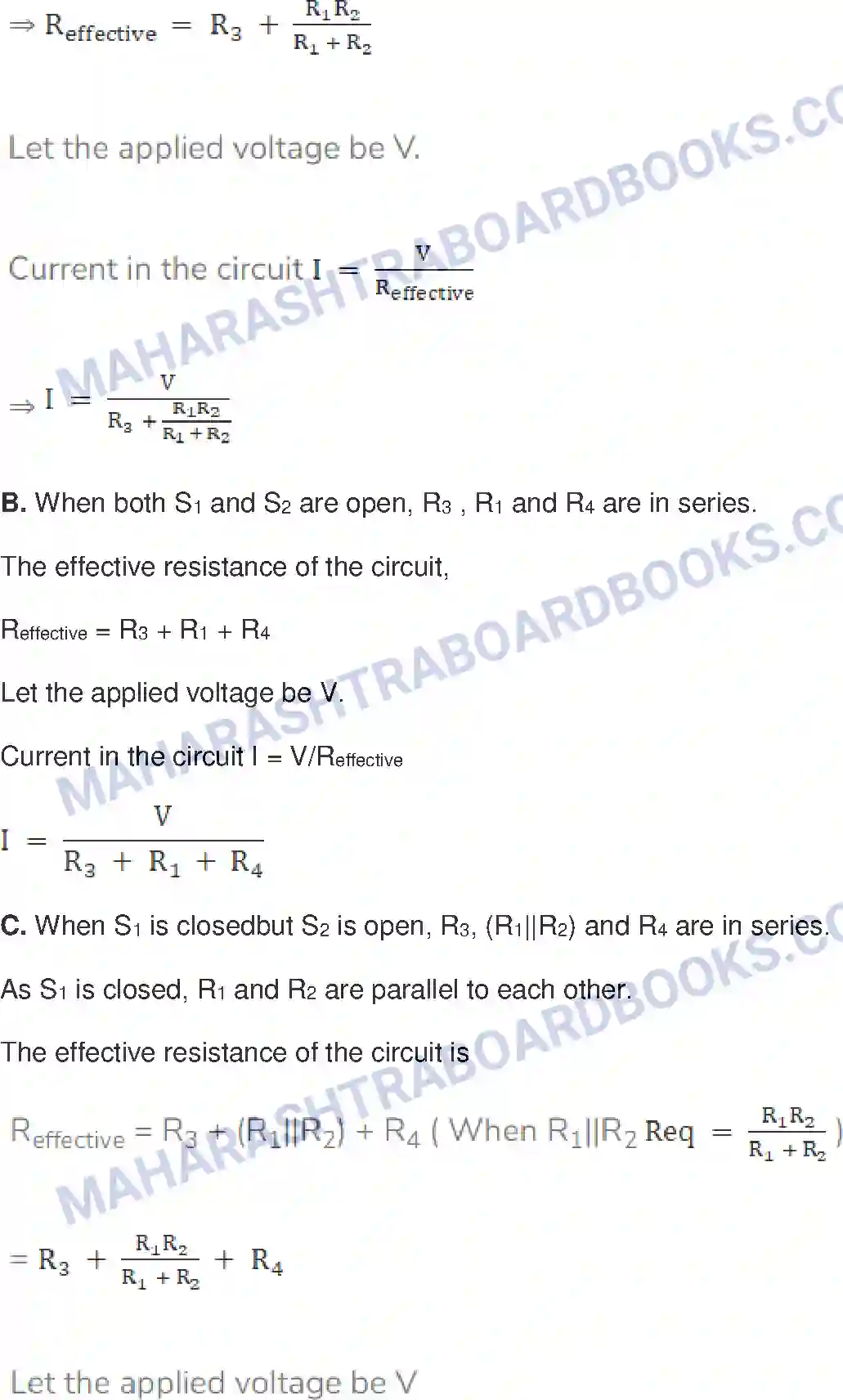 Maharashtra Board Solution Class-9 Science+&+Technology+-+English+Medium Current Electricity Image 9