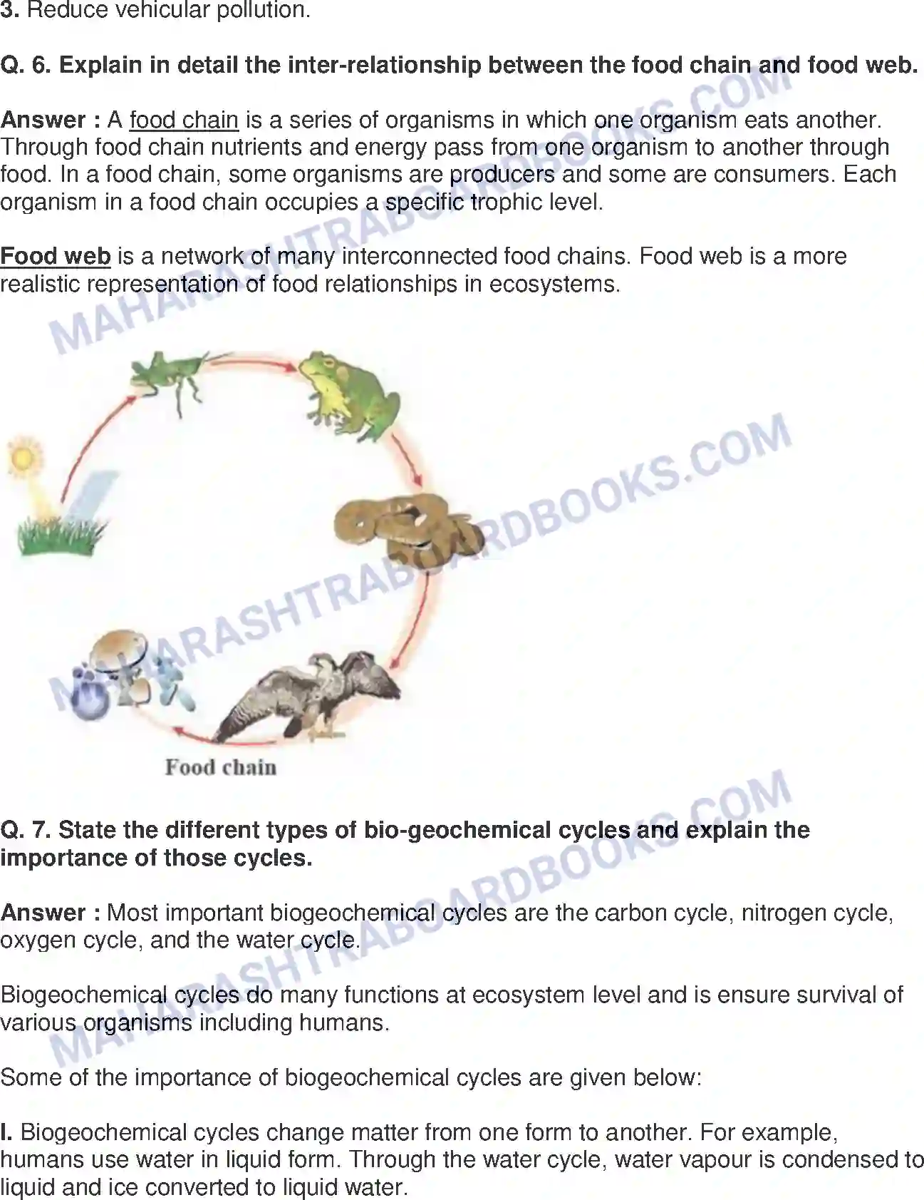 Maharashtra Board Solution class-9 Science+&+Technology+-+English+Medium Energy Flow in an Ecosystem Image 6