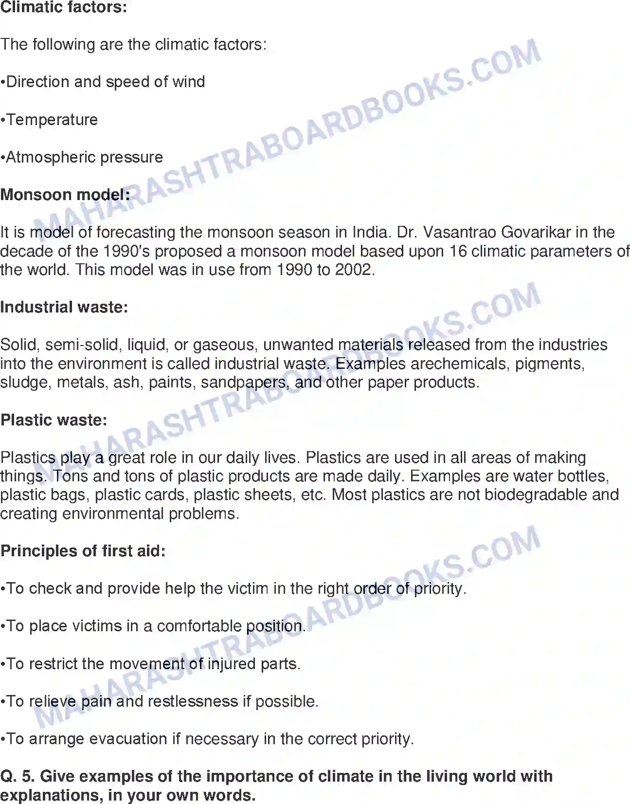 Maharashtra Board Solution class-9 Science+&+Technology+-+English+Medium Environmental Management Image 4