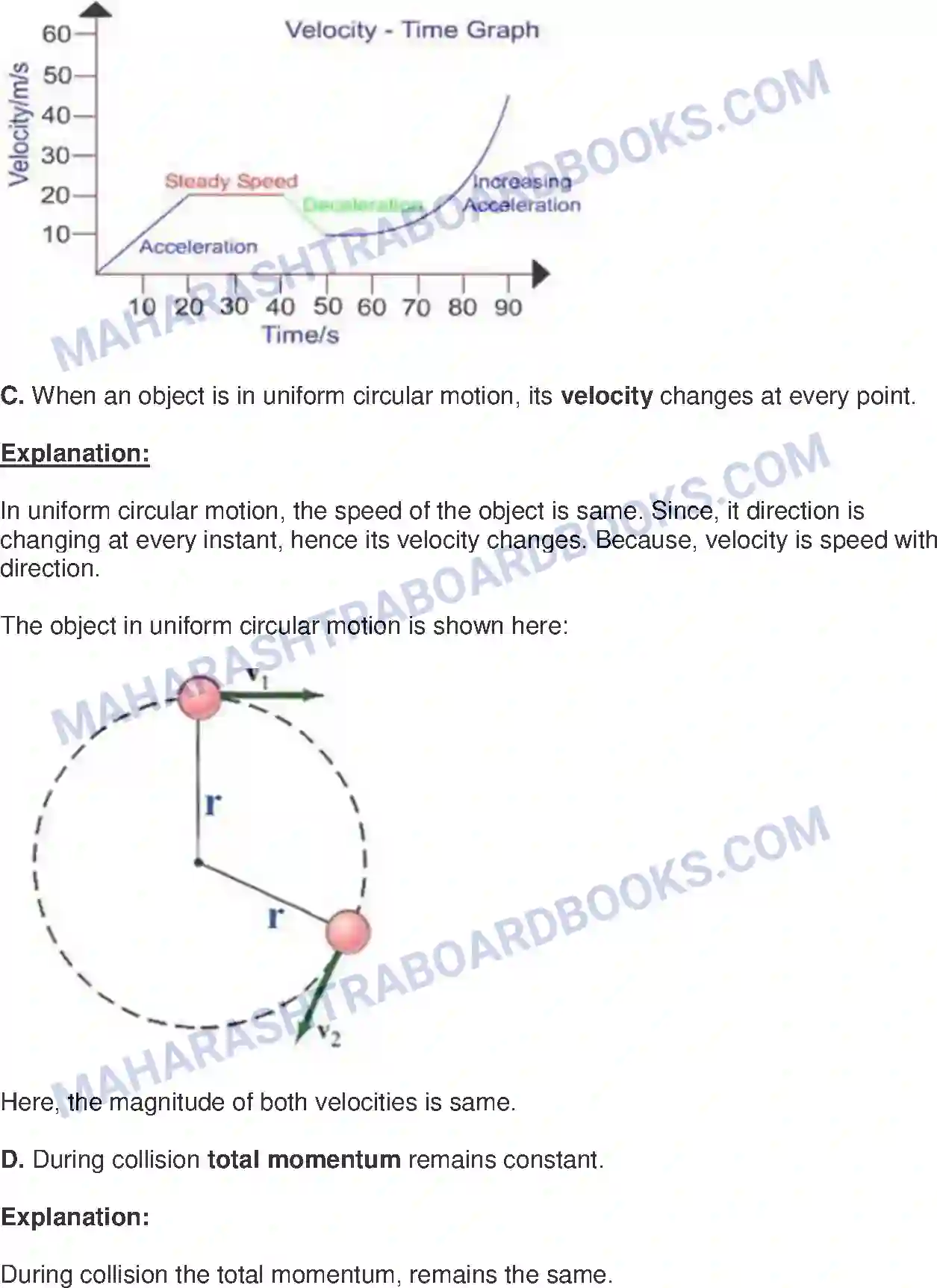 Maharashtra Board Solution class-9 Science+&+Technology+-+English+Medium Laws of Motion Image 8