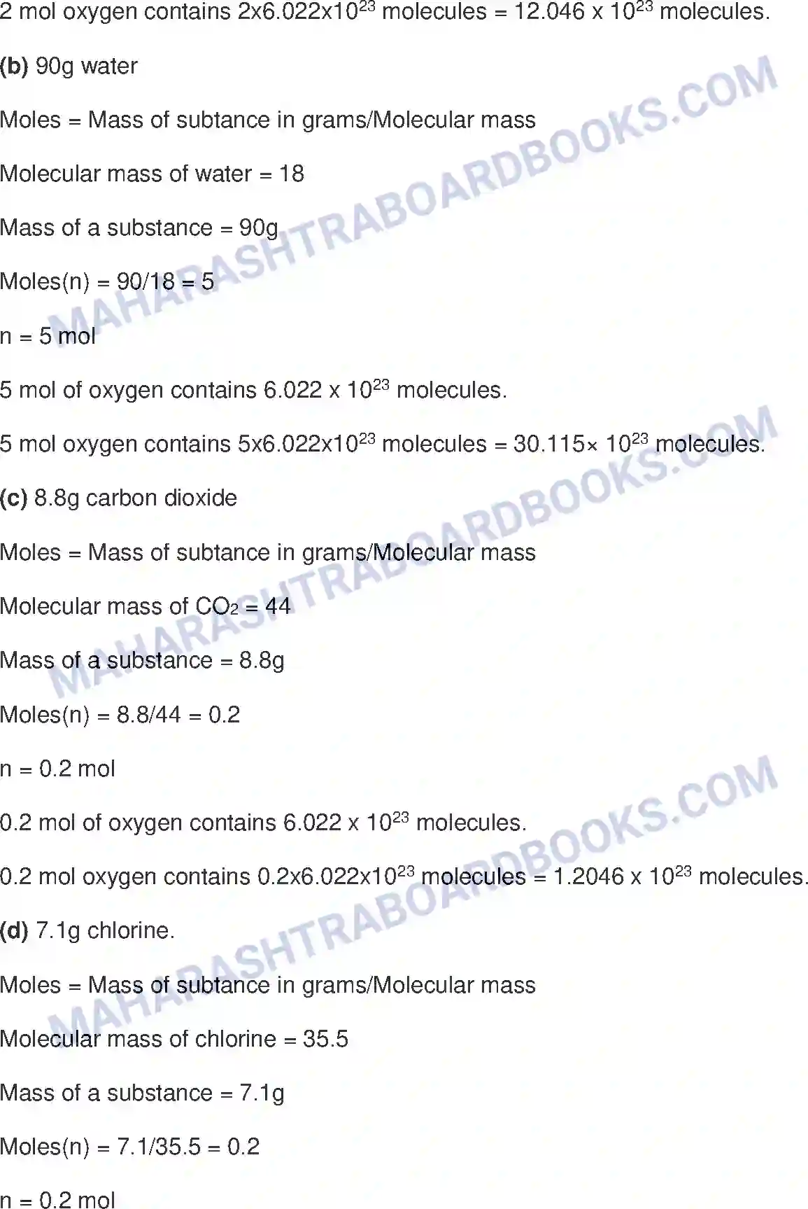 Maharashtra Board Solution Class-9 Science+&+Technology+-+English+Medium Measurement of Matter Image 11