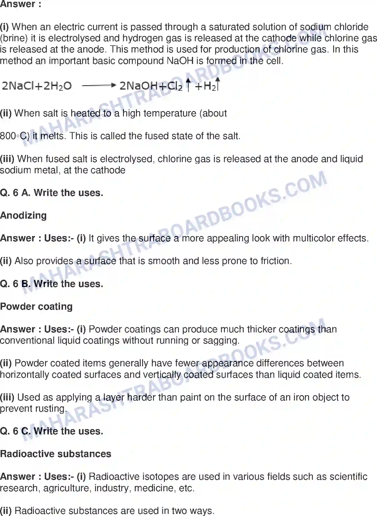 Maharashtra Board Solution class-9 Science+&+Technology+-+English+Medium Substances in Common Use Image 7