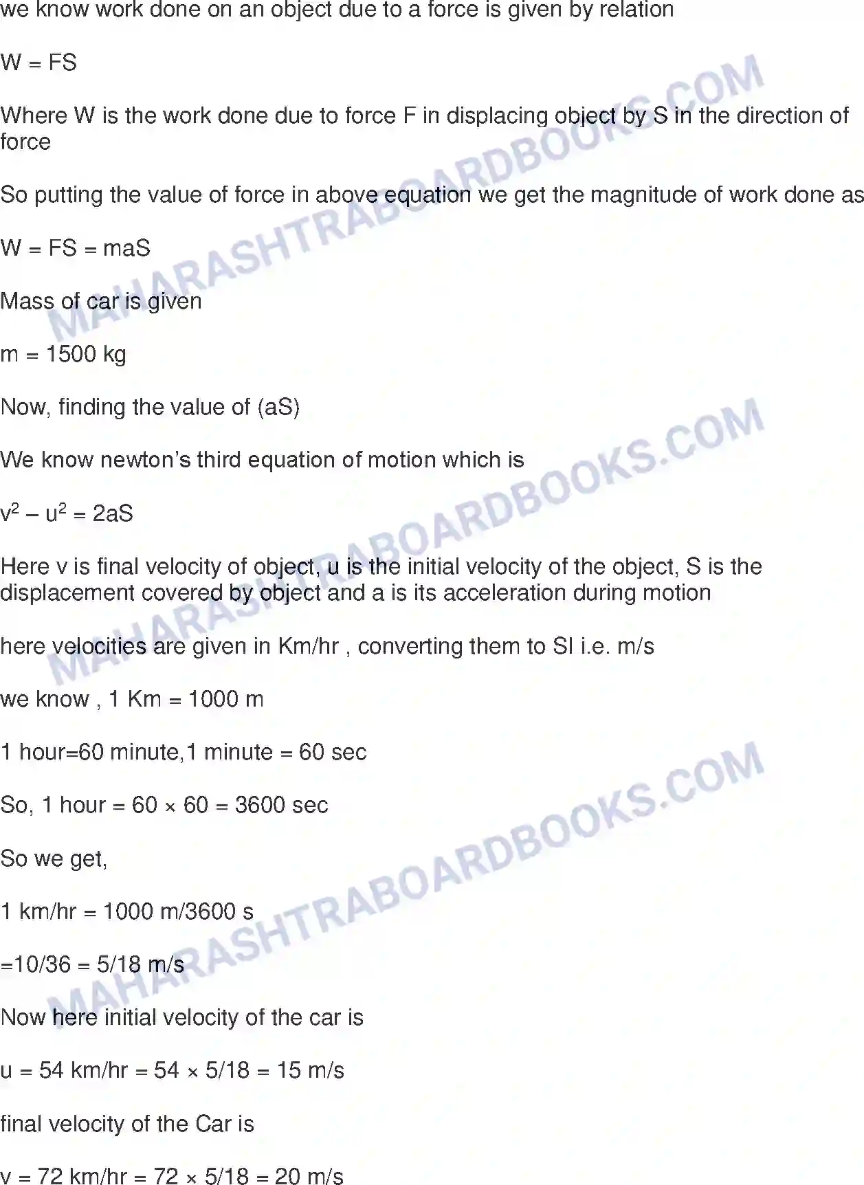 Maharashtra Board Solution Class-9 Science+&+Technology+-+English+Medium Work and Energy Image 26