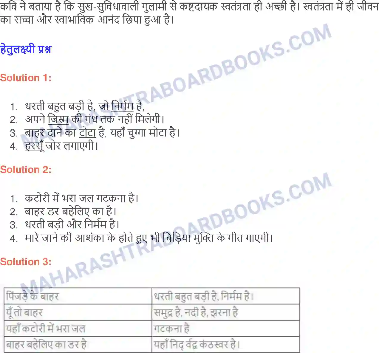 Maharashtra Board Solution class-9 लोकभारती मुक्ति की आकांक्षा Image 2