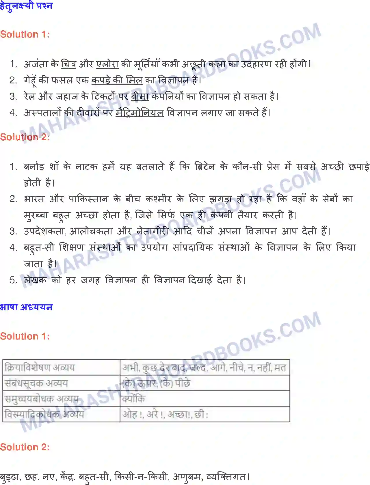 Maharashtra Board Solution class-9 लोकभारती विज्ञापनयुग Image 4