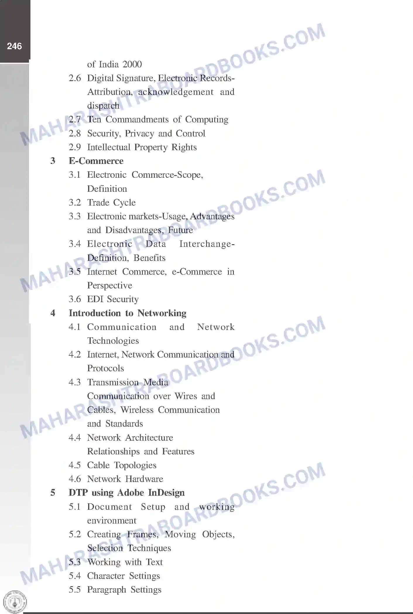 Maharashtra Board Syllabus Class-12 I.T+(Arts) Image 2