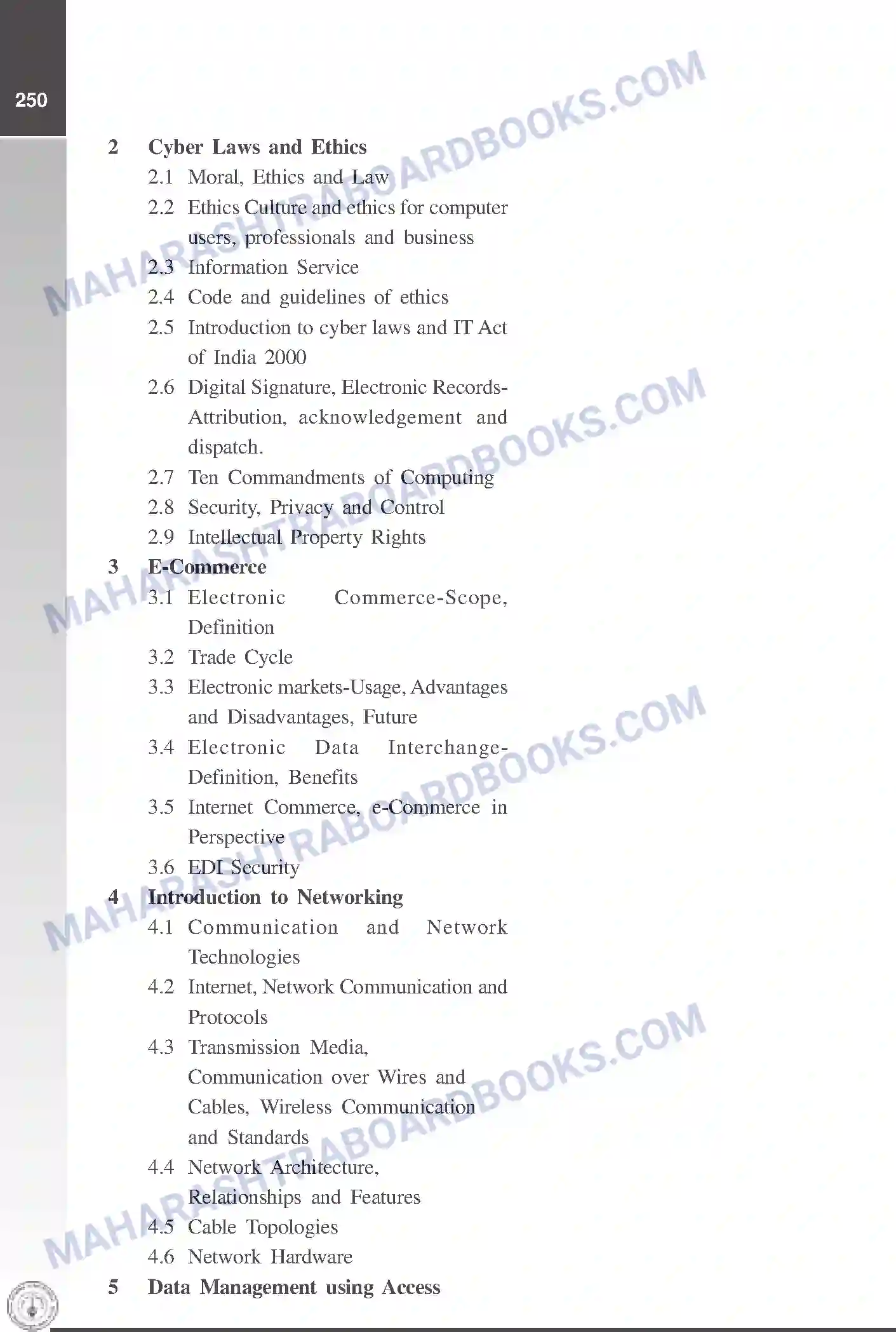 Maharashtra Board Syllabus Class-12 I.T+(Commerce) Image 2